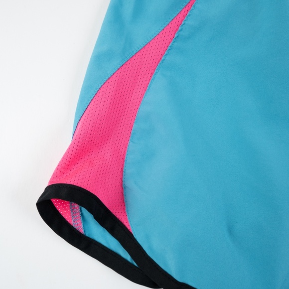 NIKE Running Tempo Dash Youth Girl's neon blue pink running short size XL - Picture 4 of 11